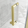 Venice Brushed Brass 700 x 1850 Bi-Fold Shower Door