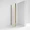 Venice Brushed Brass 700 x 1850 Side Panel