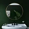 Venice Brushed Brass 800mm Round Mirror Standard Large Image