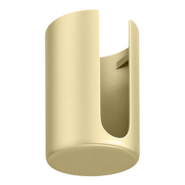 Venice Brushed Brass Cover Cap for Towel Rail Heating Elements