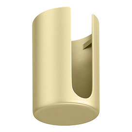 Venice Brushed Brass Cover Cap for Towel Rail Heating Elements