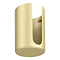 Venice Brushed Brass Cover Cap for Towel Rail Heating Elements