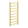 Venice Brushed Brass Designer Heated Towel Rail (500 x 1200mm)