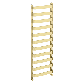 Venice Brushed Brass Designer Heated Towel Rail (500 x 1500mm)