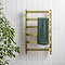 Venice Brushed Brass Designer Heated Towel Rail (500 x 800mm)