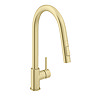 Venice Brushed Brass Kitchen Sink Mixer with Pull-Out Hose and Spray Head