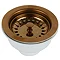 Venice Brushed Copper Belfast Stainless Steel Kitchen Sink + Waste