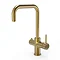 Venice Brushed Gold 3-in-1 Instant Boiling Water Kitchen Tap with Boiler & Filter Large Image
