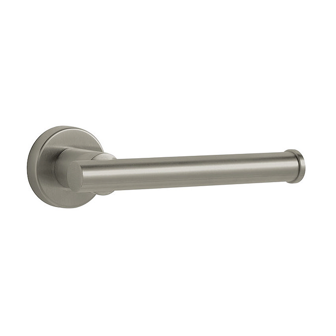 Venice Brushed Nickel Spare Toilet Roll Holder Large Image
