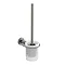 Venice Brushed Nickel Wall Mounted Toilet Brush & Holder Large Image