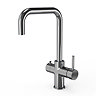 Venice Chrome 3-in-1 Instant Boiling Water Kitchen Tap with Boiler & Filter Large Image