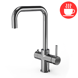 Venice Chrome 3-in-1 Instant Boiling Water Kitchen Tap with Boiler & Filter Medium Image