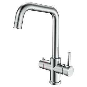 Bower 4-in-1 Instant Boiling Water Tap - Chrome with Boiler & Filter