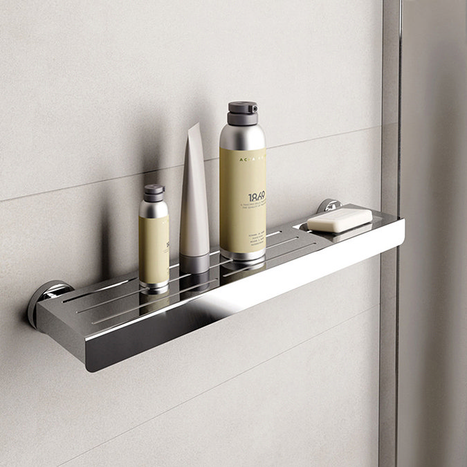 Venice Chrome 500mm Metal Shelf  Profile Large Image