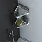 Venice Chrome Corner Shower Basket Profile Large Image