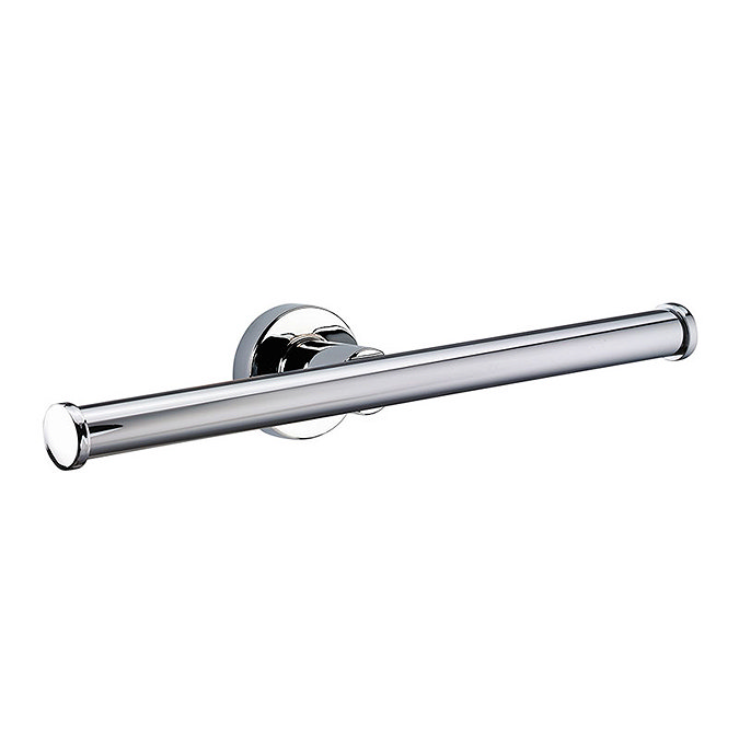 Venice Chrome Double Spare Toilet Roll Holder Large Image