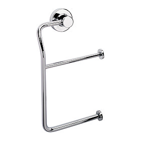 Venice Chrome Double Toilet Roll Holder Large Image