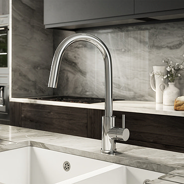 Venice Chrome Mixer with Concealed Pull Out Spray