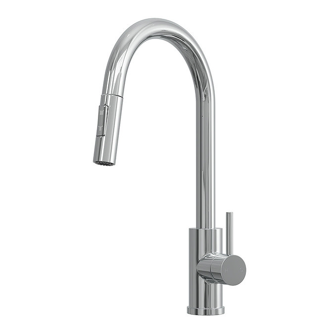 Venice Chrome Kitchen Sink Mixer with Pull-Out Hose and Spray Head