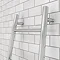 Venice Chrome Leaning Ladder 1800 x 500mm Heated Towel Rail  Feature Large Image