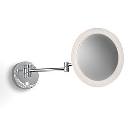 Venice Chrome Round 3x Magnifying LED Cosmetic Mirror Medium Image