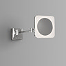 Venice Chrome Square 3x Magnifying LED Cosmetic Mirror  Feature Large Image