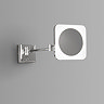 Venice Chrome Square 3x Magnifying LED Cosmetic Mirror  Standard Large Image