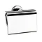 Venice Chrome Toilet Roll Holder with Cover Large Image