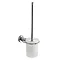 Venice Chrome Wall Mounted Toilet Brush & Holder Large Image