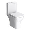 Venice Cloakroom Suite (465mm Countertop Basin, Floating Shelf + Toilet)  Profile Large Image