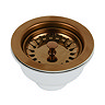 Venice Copper Basket Strainer Kitchen Sink Waste