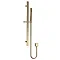 Venice Cubo Brushed Brass Modern Slider Rail Kit Large Image