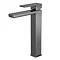 Venice Cubo Gunmetal Grey High Rise Mono Basin Mixer Large Image