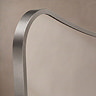 Venice Delphine 1200 x 700mm Curved Mirror – Brushed Nickel