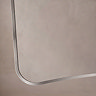 Venice Delphine 1200 x 700mm Curved Mirror – Brushed Nickel