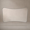 Venice Delphine 1200 x 700mm Curved Mirror – Brushed Nickel