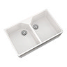 Venice Double Bowl Belfast Composite Kitchen Sink + Chrome Wastes  Feature Large Image