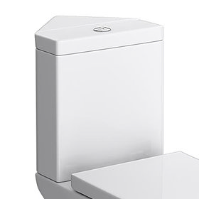 Venice Dual Flush Corner Cistern Large Image