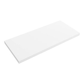 Venice Floating Basin Shelf (Gloss White - 1000mm Wide) Large Image