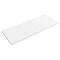 Venice Floating Basin Shelf (Gloss White - 1200mm Wide) incl. 2 Round Basins  Profile Large Image