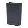 Venice Fluted 500mm Anthracite WC Unit