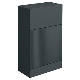 Venice Fluted 500mm Anthracite WC Unit