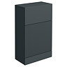 Venice Fluted 500mm Anthracite WC Unit