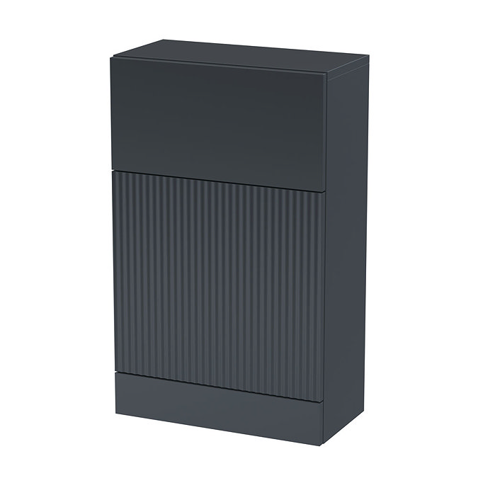 Venice Fluted 500mm Anthracite WC Unit  Large Image