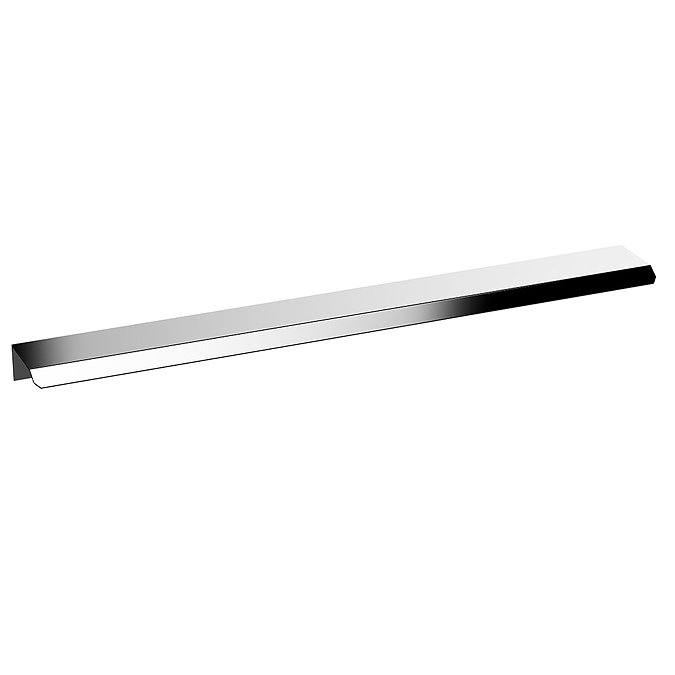 Venice Fluted 500mm Blue Vanity Unit - Wall Hung Single Drawer Unit with Chrome Handle Feature Larg