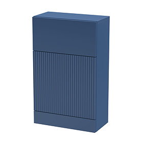 Venice Fluted 500mm Blue WC Unit Large Image