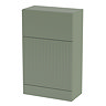 Venice Fluted 500mm Green WC Unit