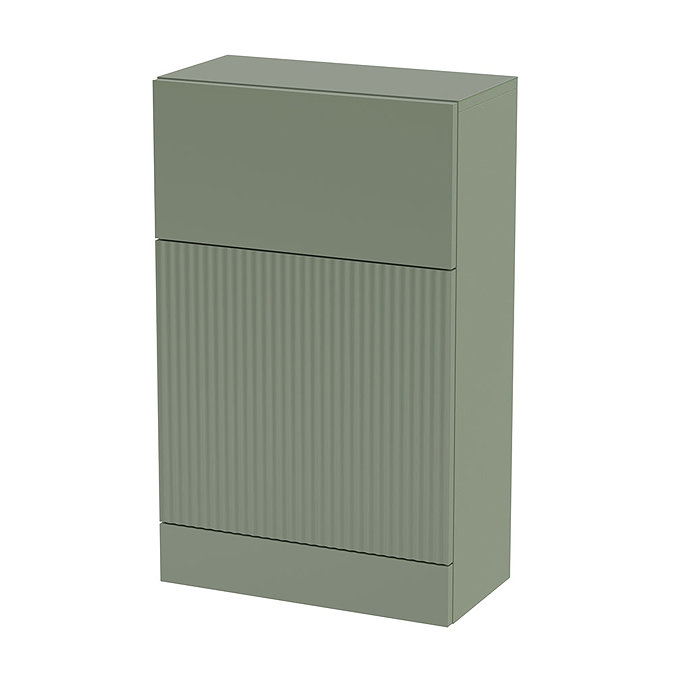 Venice Fluted 500mm Green WC Unit Large Image