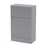 Venice Fluted 500mm Grey WC Unit