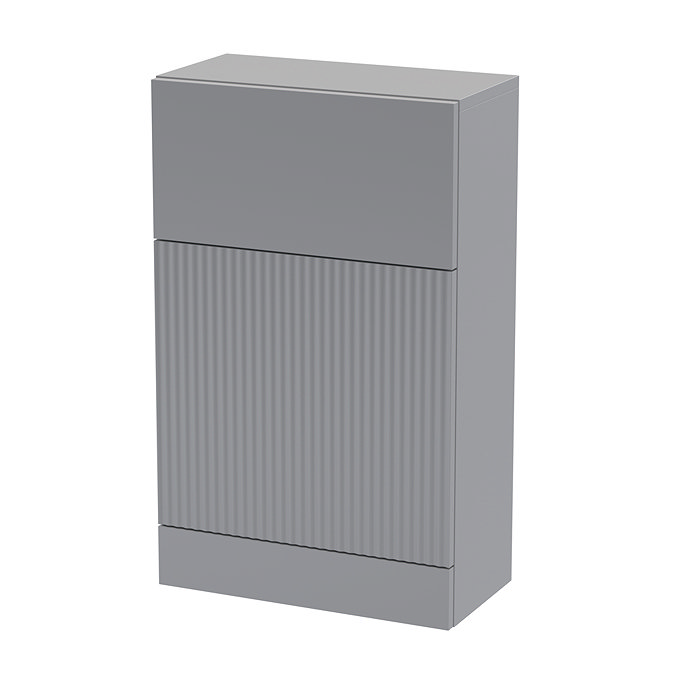 Venice Fluted 500mm Grey WC Unit Large Image